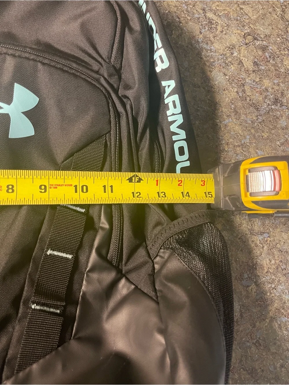 Under Armour Black and Teal Accent Backpack